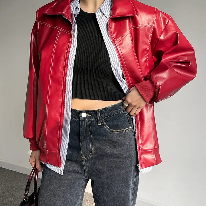 Brooke Zip-Up Bomber Jacket