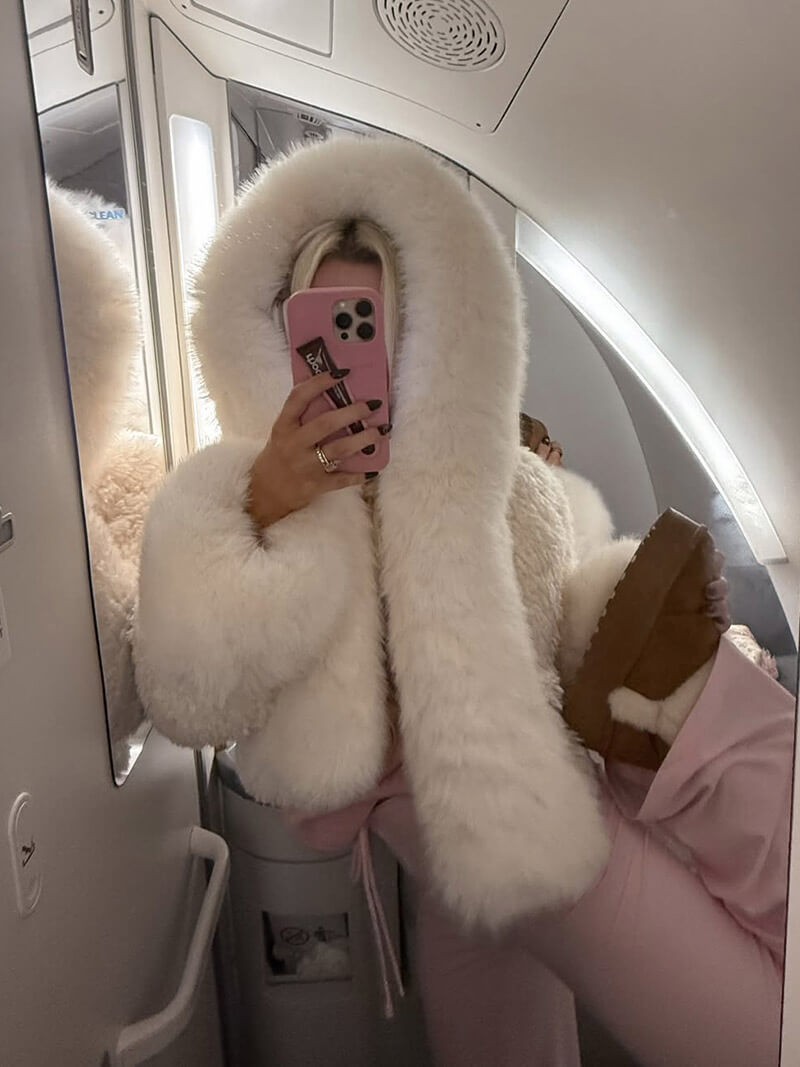 Henna Faux Fur Jacket - SOERA Store