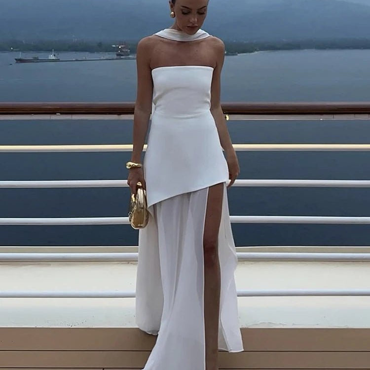 SOERA Astoria Strapless Bodice Maxi Dress - Dress - White S