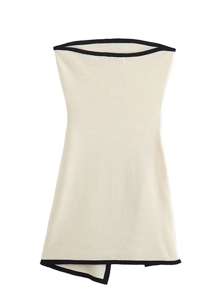 SOERA Celeste Backless Lace-Up Mini Dress - Dress - Black XS