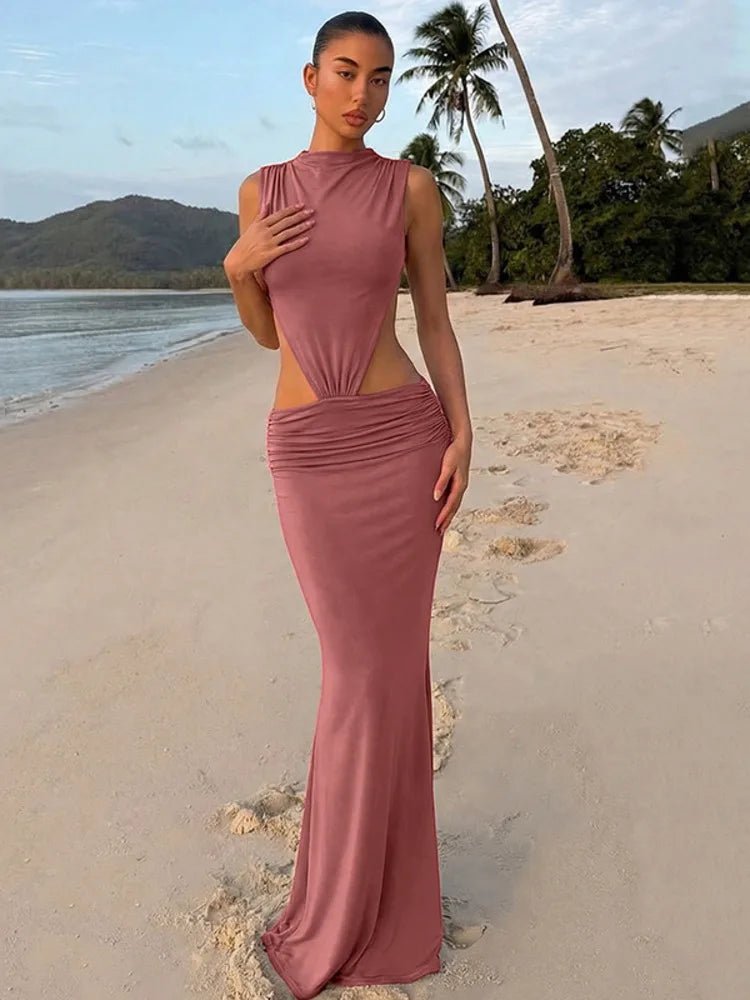 SOERA Jianna Cut Out Backless Maxi Dress - Dress - XS