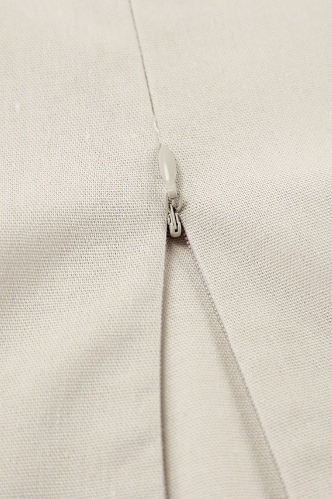 SOERA Charmaine Square Neck Loose - Fitting Maxi Dress - Dresses - CP1775516058237117698 Beige M