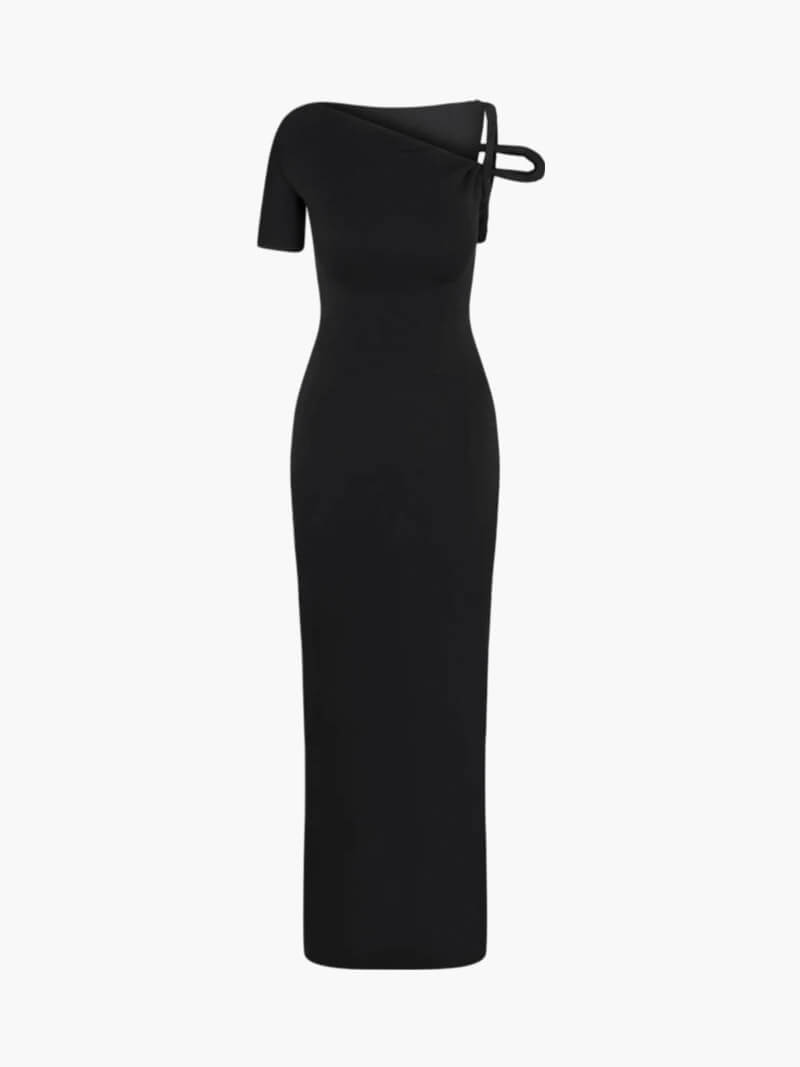 SOERA Kylie twisted maxi dress - Dresses - Soera-Naela-twisted-maxi-black/S Black S