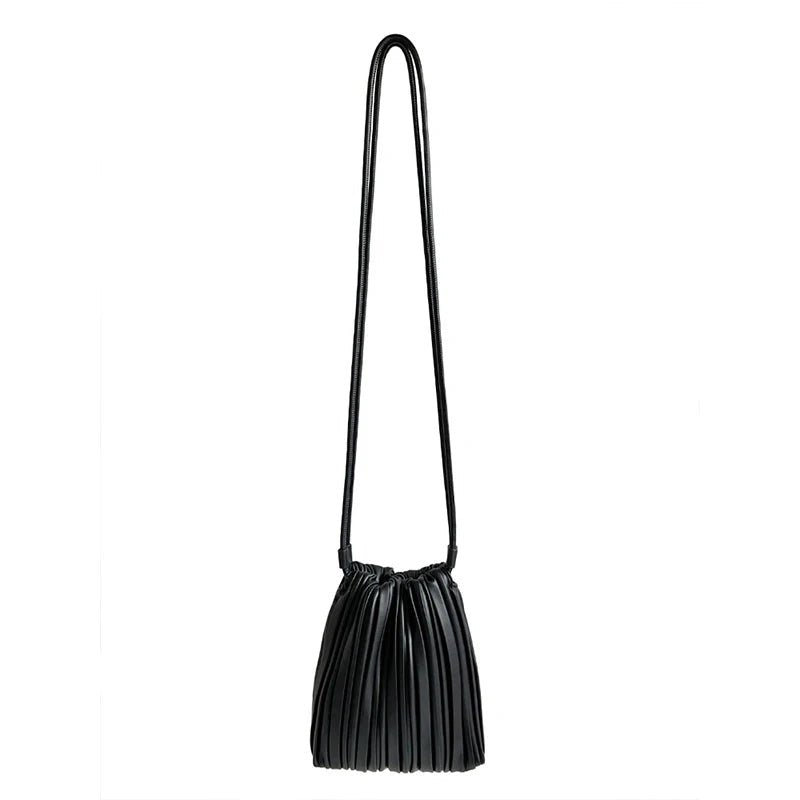 SOERA Lily Pleated Mini Crossbody Bag - Handbags - Blue