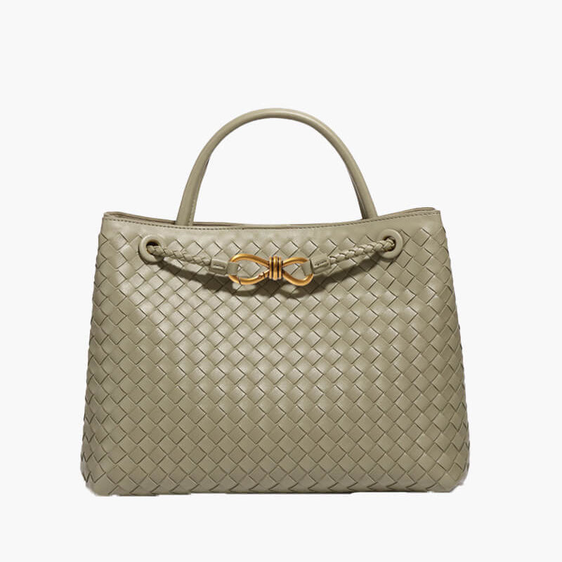 SOERA Lucia Woven Bag - Handbags - DBAD2-RE700002 Medium Olive Green