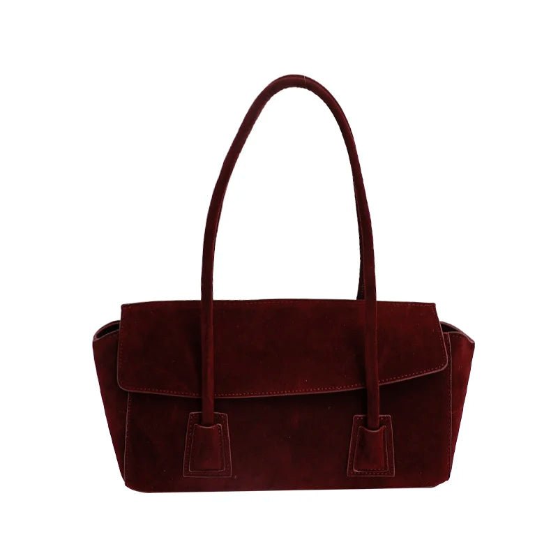 SOERA Yara Sequined Faux Suede Tote Bag - Handbags - Brown