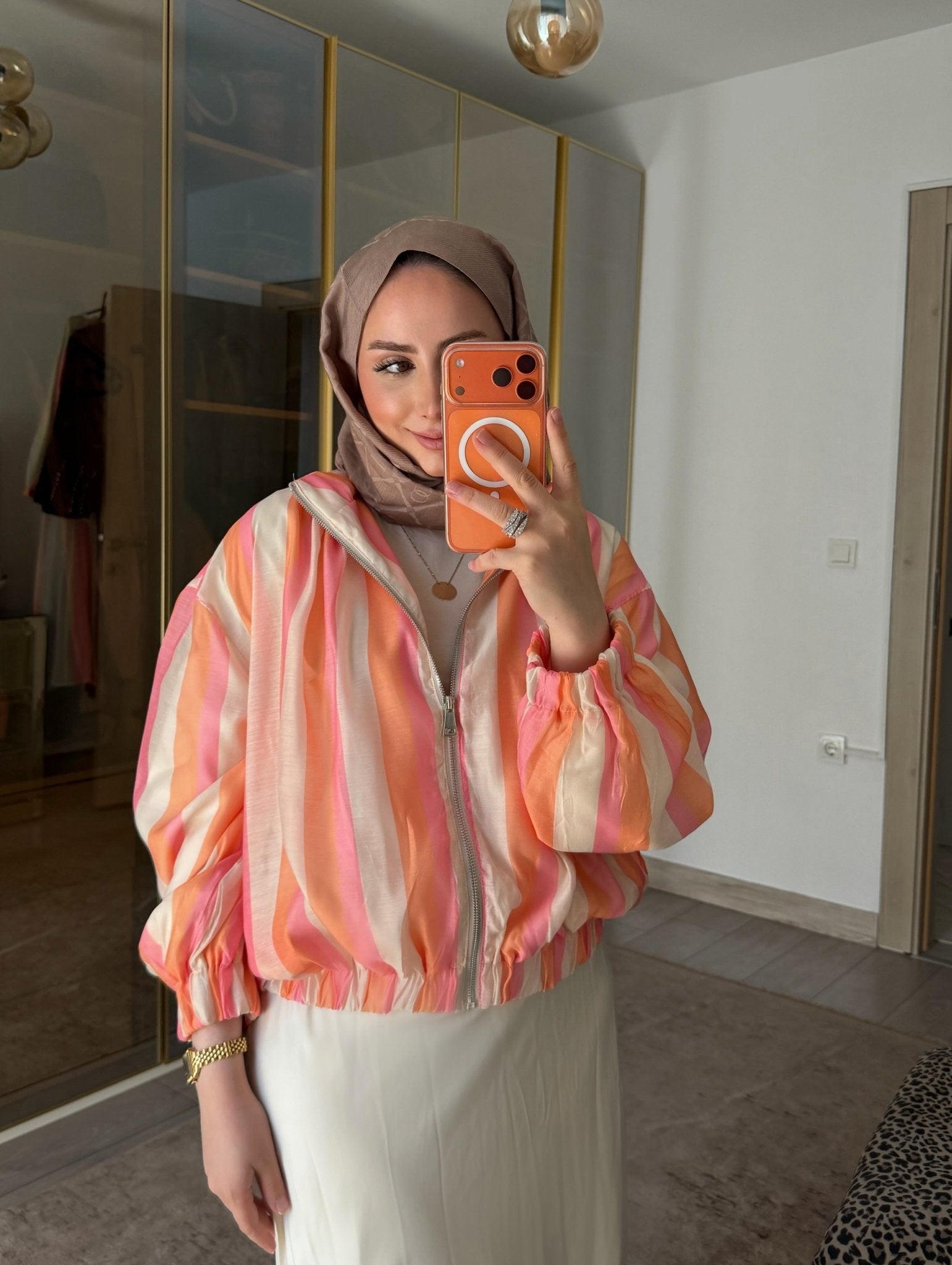 SOERA Aistandre Striped Bomber Jacket - Jacket - SOERA-117379-DEF-OS-10629 L