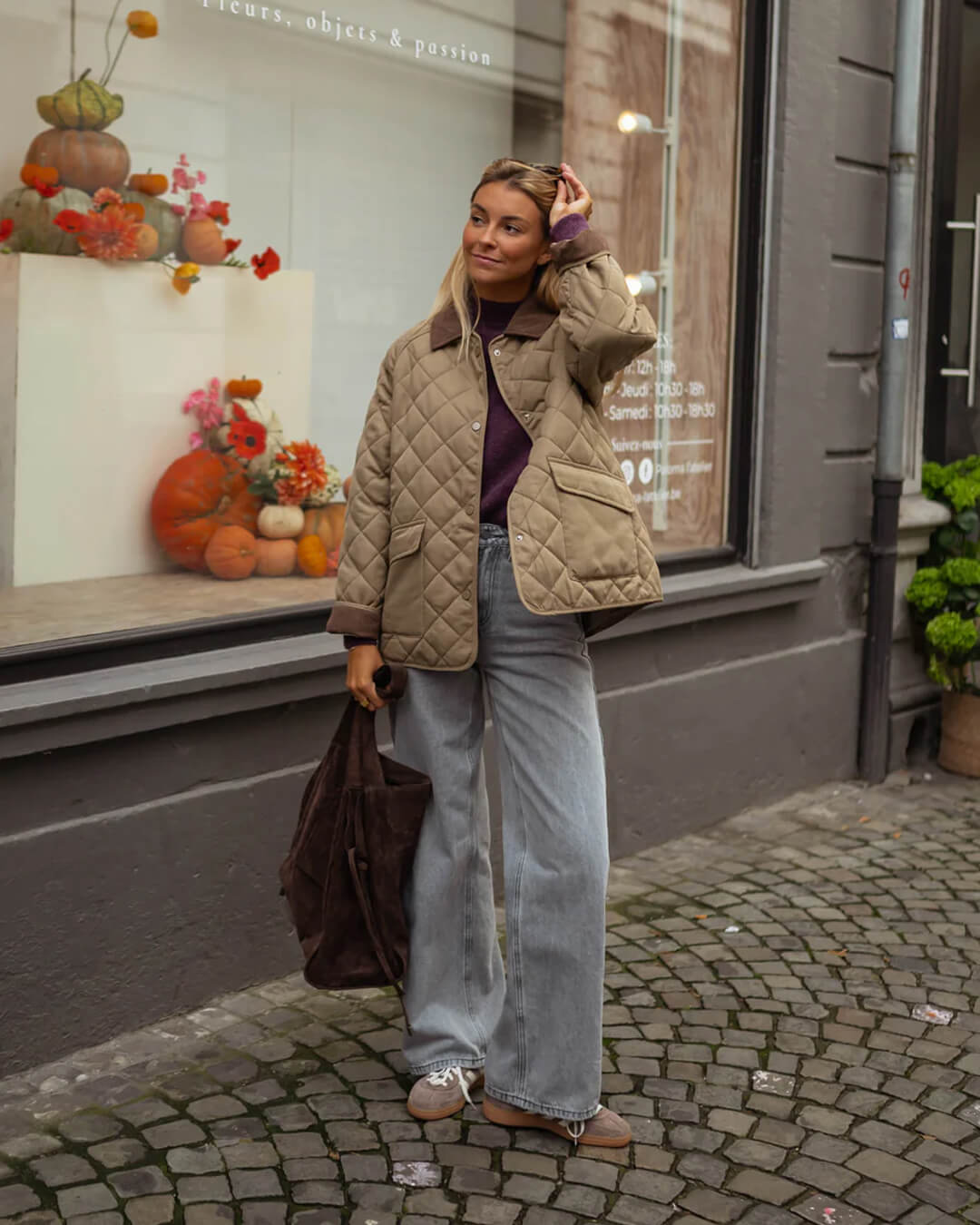 SOERA Alice Quilted Retro Jacket - Jackets - MI1760504685436207870 Green S