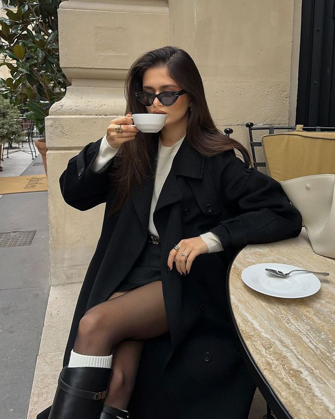 SOERA Alicia Autumn Winter Coat - Jackets - GA1760544073337896768 Black M