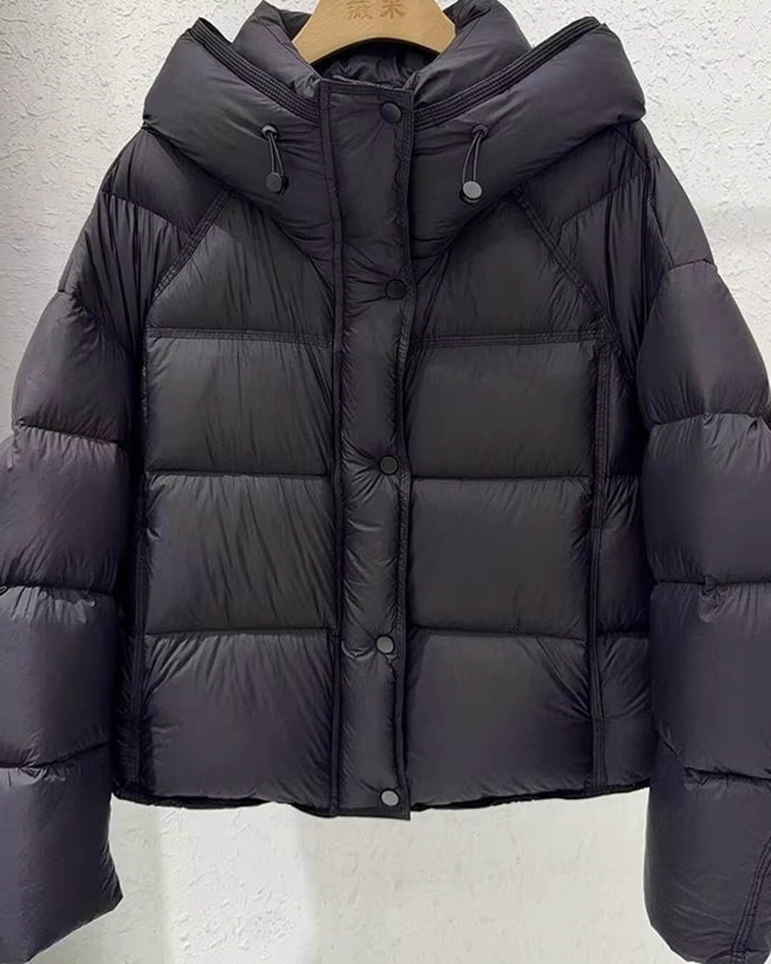 SOERA Alina Hooded Puffer Jacket - Jackets - 3256809559753038-;WL1764062902177396267 Black S