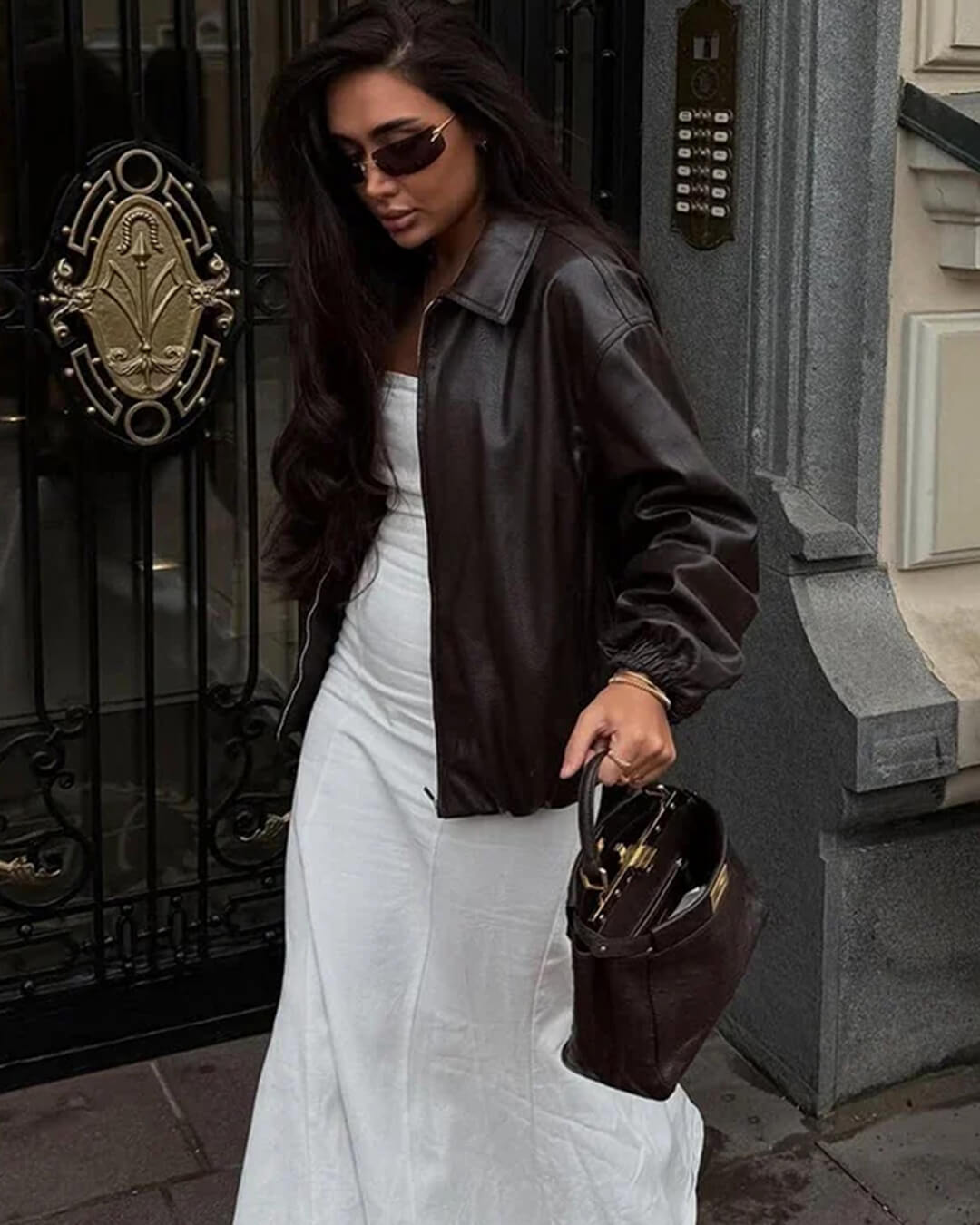 SOERA Eleanor Faux Leather Jacket - jackets - 3256809577998944-;vm1765388022433810141 Brown S