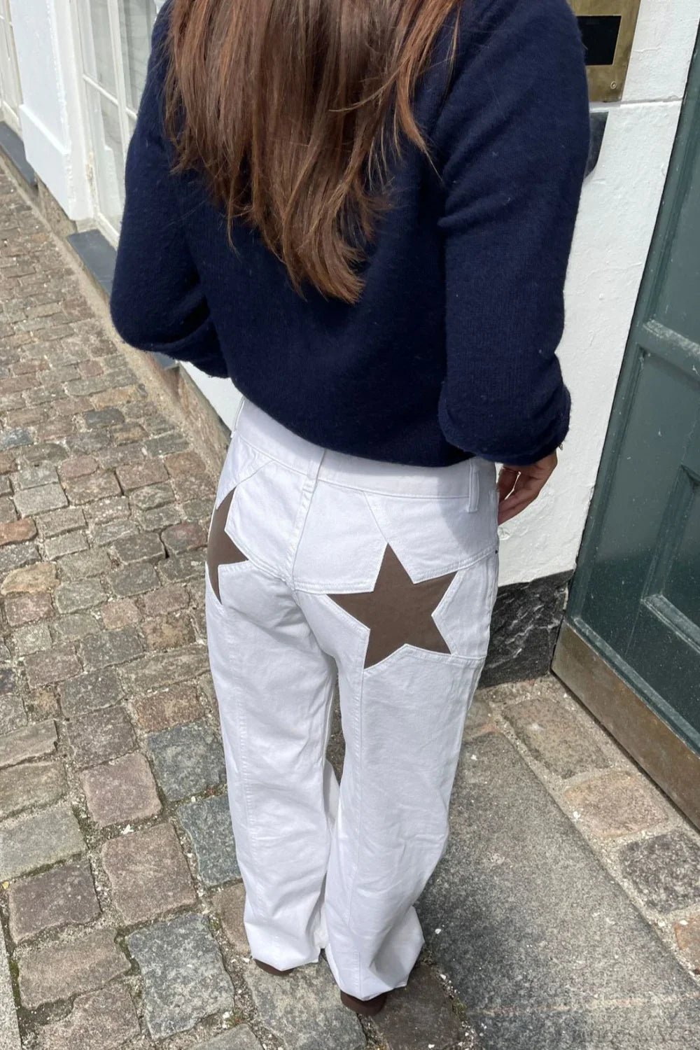 SOERA Charlize Star Patchwork Color-Block Jeans - Pants - Dark Blue S