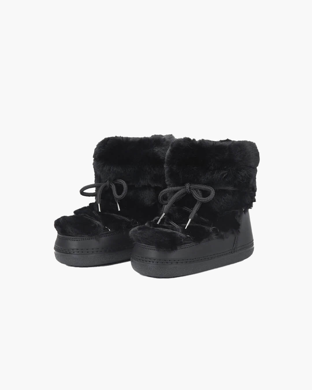 SOERA Cleo Fluffy Snow Boots - Shoes - oh1767703806861373521 Black Low 35 - 36
