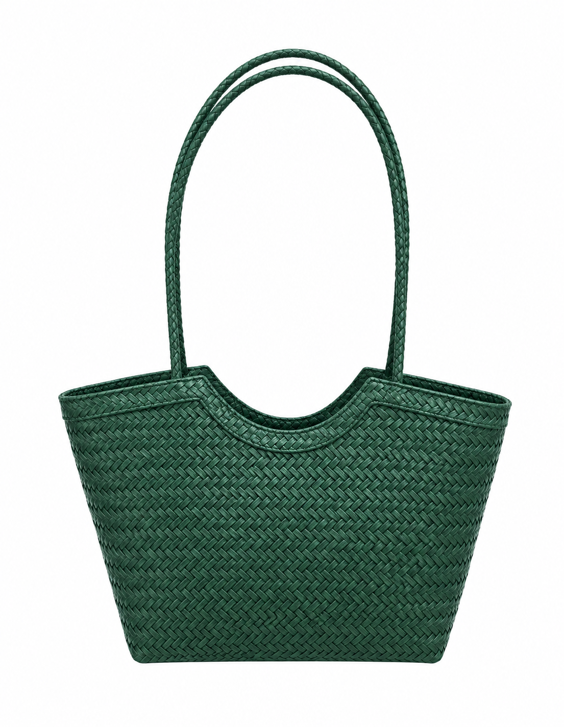 Rica Woven Faux Leather Bag