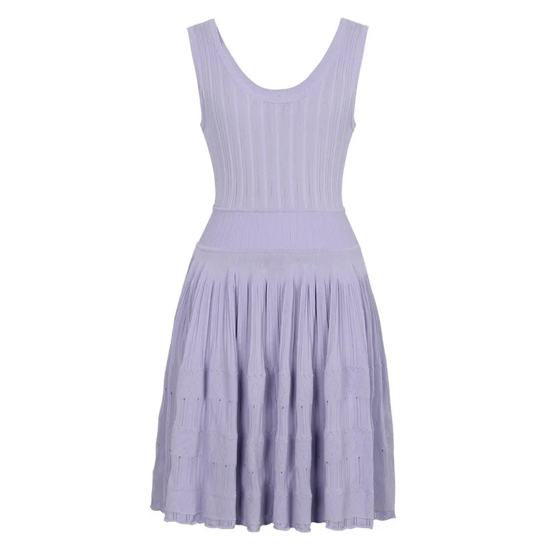 Alicia Knitted Sling Mini Dress