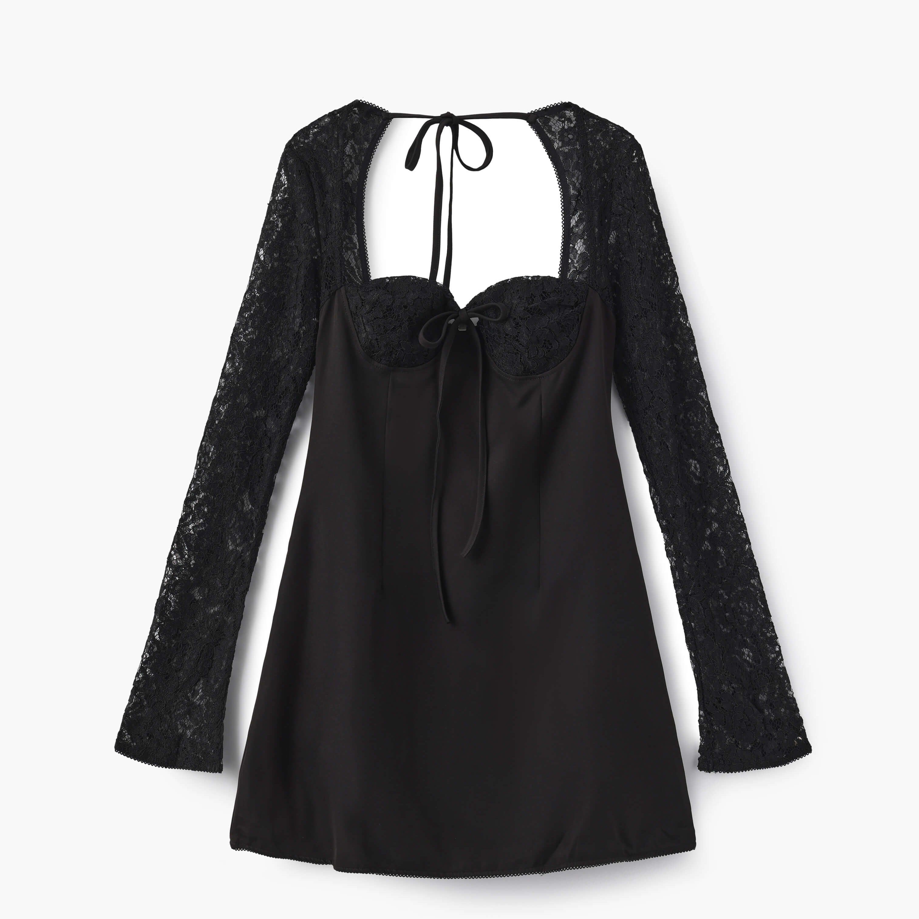 Louise mini dress with lace details