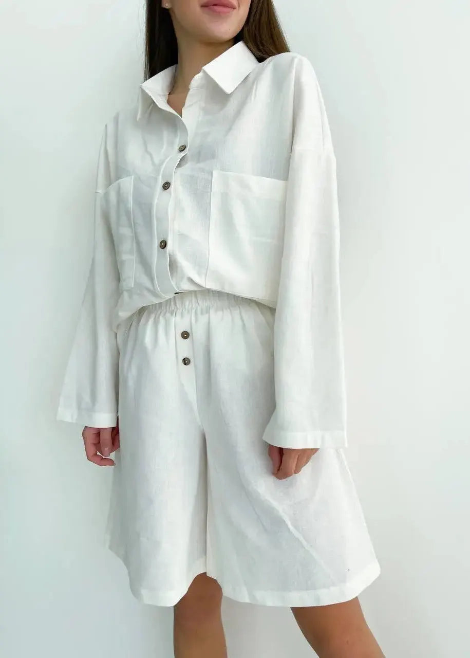 Beatrice Relaxed Linen Co-Ord Set