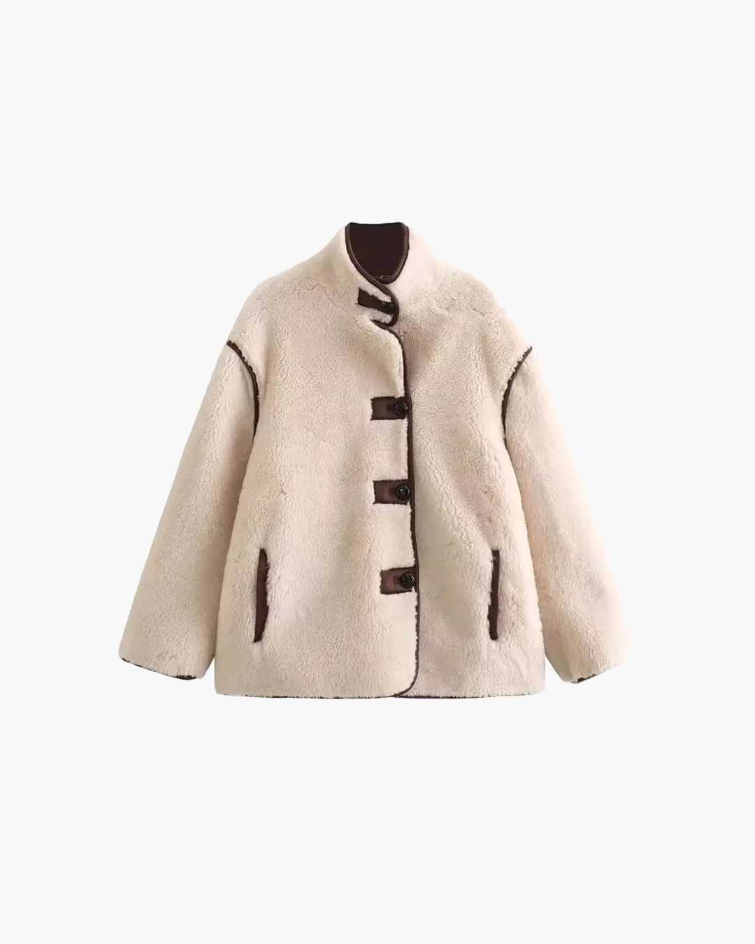 SOERA Cynthia Faux Fur Jacket - Bomber Jackets - 1005007475304872-;LL1764102179359433612 Beige S