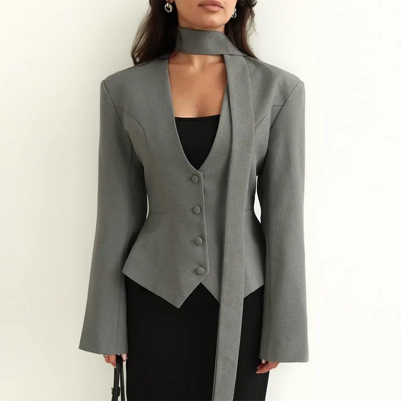 SOERA Angelina Blazer - Coats & Jackets - 1005010034759358-;TZ1774012026330569181 Black S