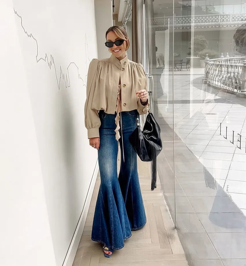 SOERA Karina Cropped Pleated Jacket - Coats & Jackets - 1005010257602670-;zP1774012027014405930 L