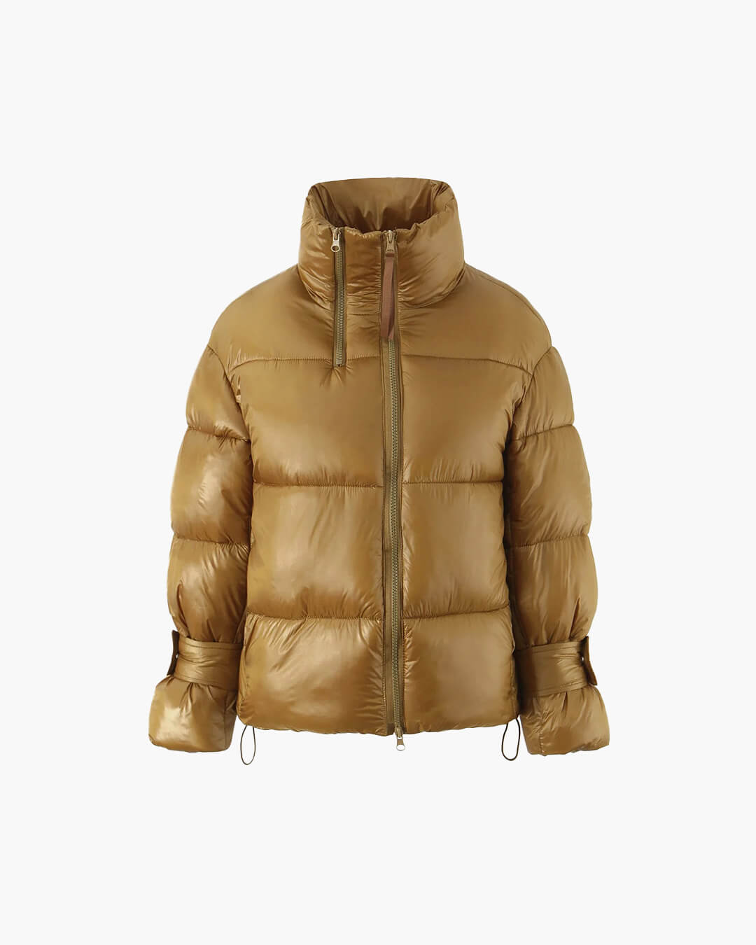 SOERA Olivia Shiny Puffer Jacket - Coats & Jackets -  Gold M