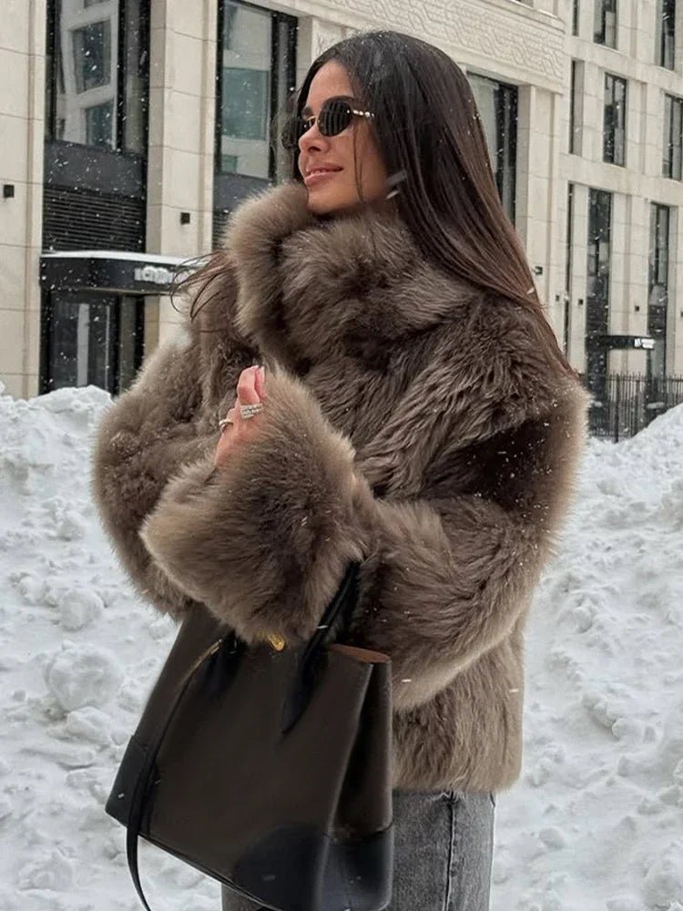 SOERA Thalia Faux Fur Coat - Coats & Jackets - 3256809489003240-;vc1765938875055840812 S