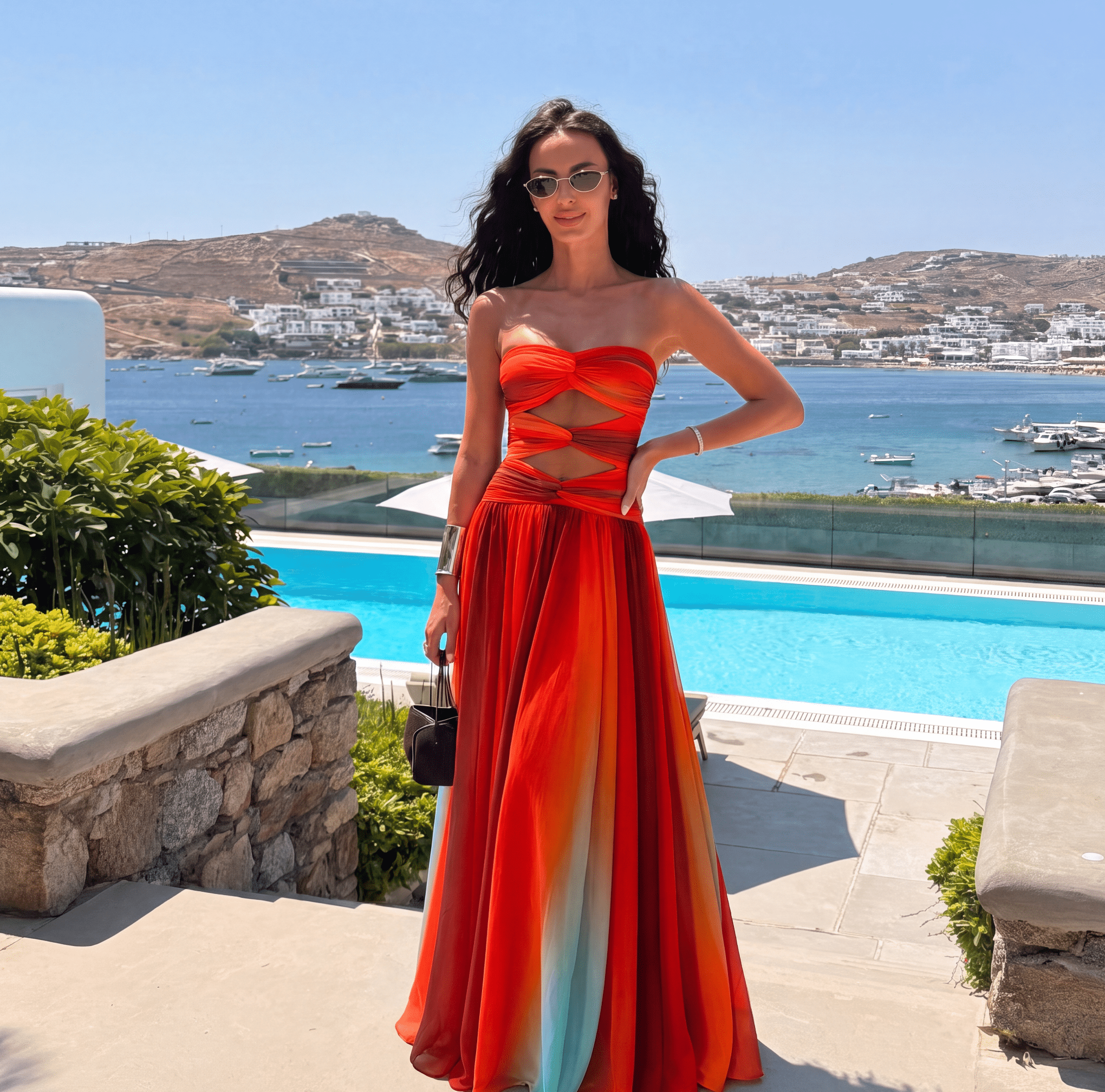 SOERA Margot Knot Maxi Dress - Dress - SOERA-795779-XS-OS-94467 XS