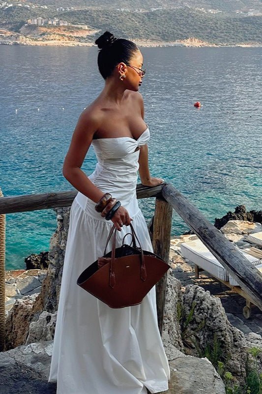 SOERA Camille Cut - Out Strapless Maxi Dress - Dresses - gJ1774532669754764647 White M