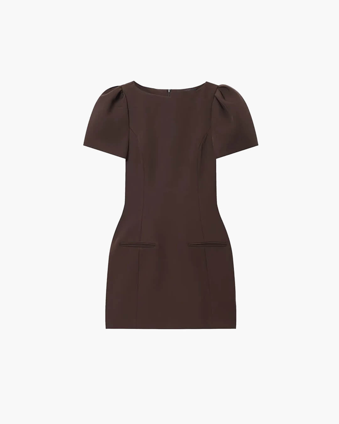 SOERA Darcy Puff Sleeve Mini Dress - Dresses -  Brown XS