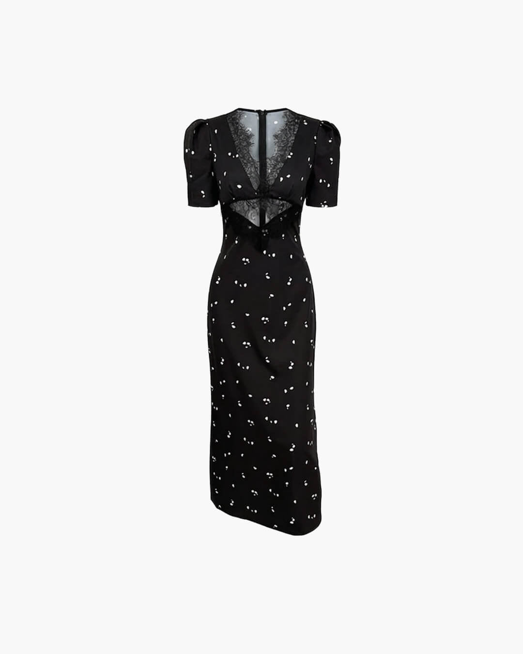 SOERA Diana Puff Sleeve Lace Dress - Dresses - 1005010003890250-;al1771252460259202060 Black S