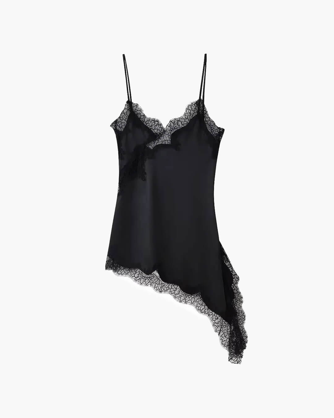 SOERA Kara Asymmetric Satin Mini Dress - Dresses - 1005009973435965-;nv1763048696671652340 Yellow M