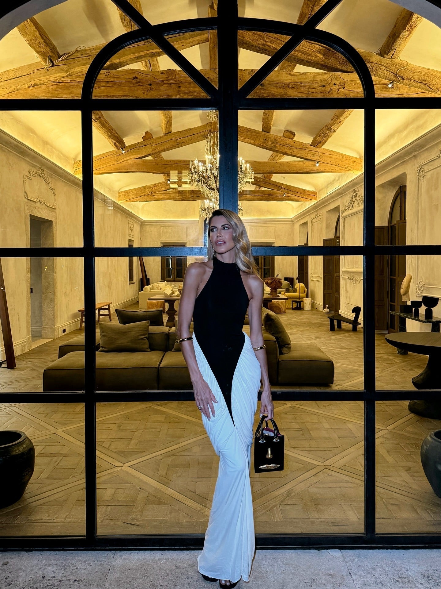 SOERA Savi Ruched Bodycon Maxi Dress - Dresses -  Black M