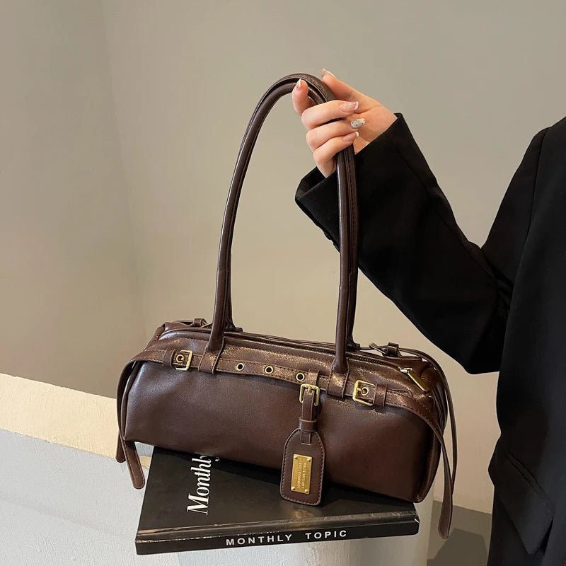 SOERA Audrey Shoulder Bag - Handbags - VM1760505138959050147 Coffee