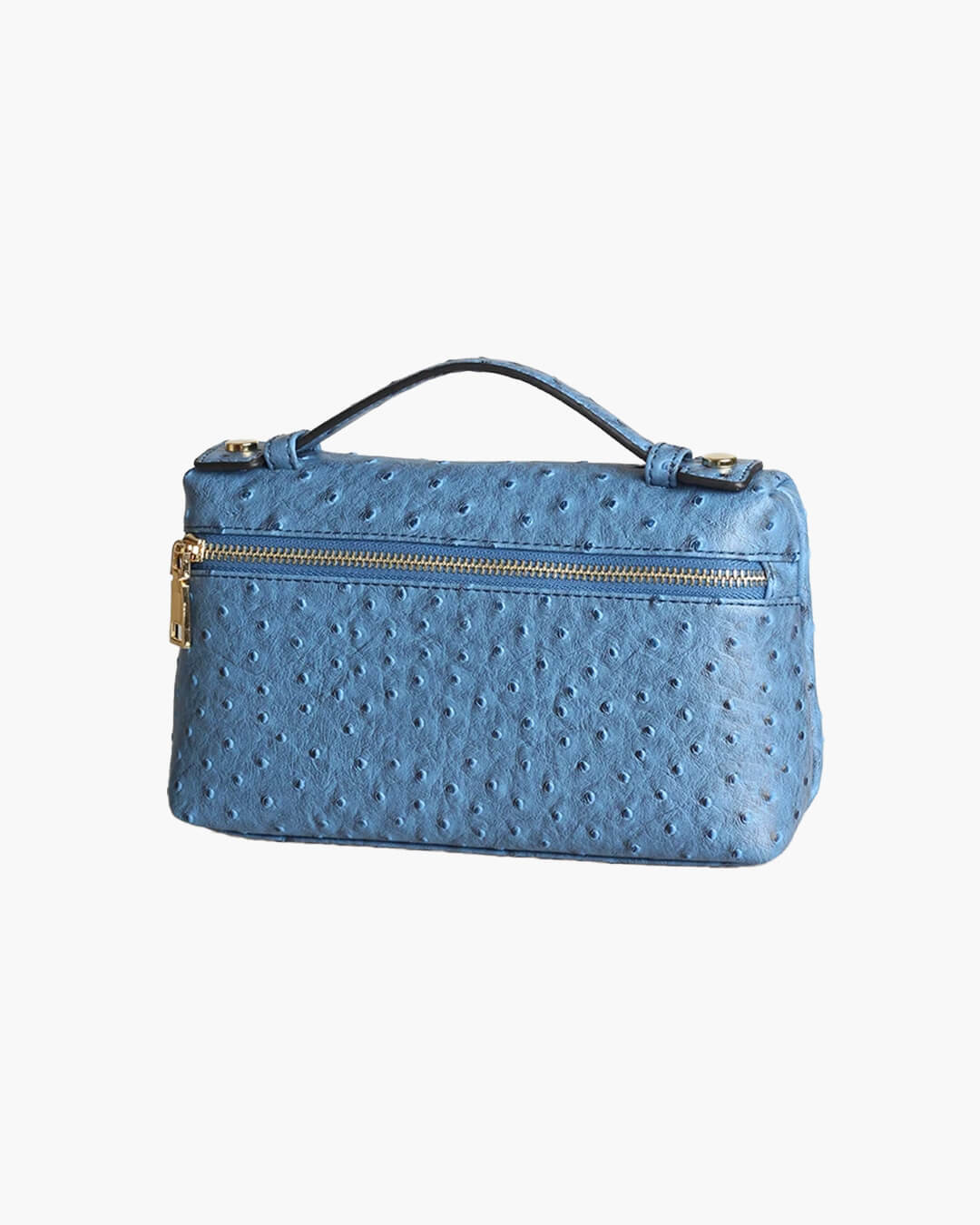 SOERA Bianca Ostrich Pattern Bag - Handbags -  Blue