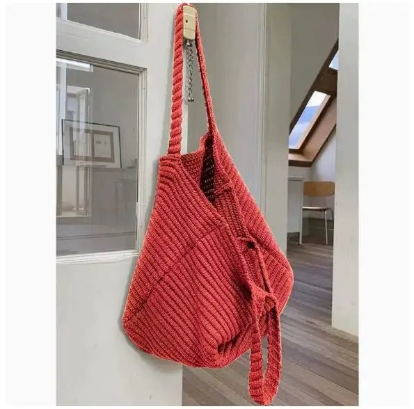 SOERA Morgan Soft Knitted Crossbody Bag - Handbags -  Red