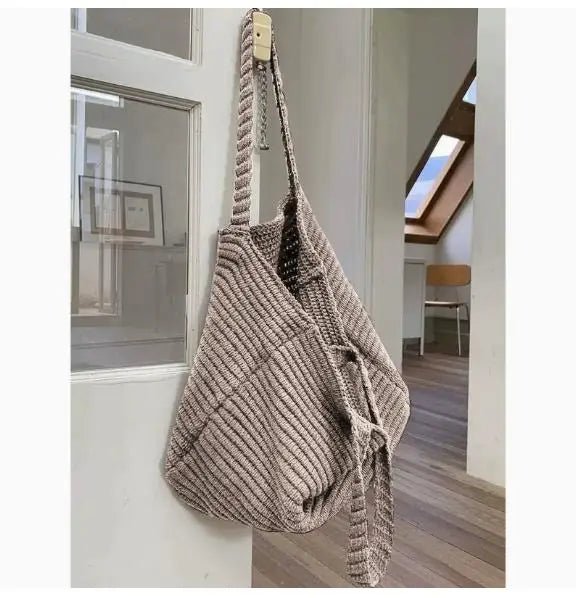 SOERA Morgan Soft Knitted Crossbody Bag - Handbags -  Taupe