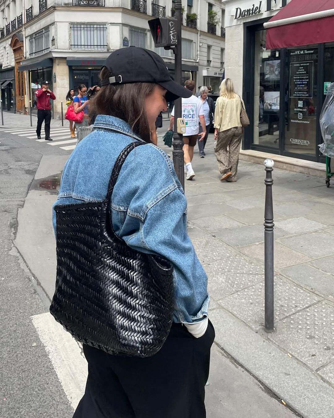 SOERA Rica Woven Faux Leather Bag - Handbags - Soera-Rica-Woven-Faux-Leather-Bag-Handbag/Black Black Regular