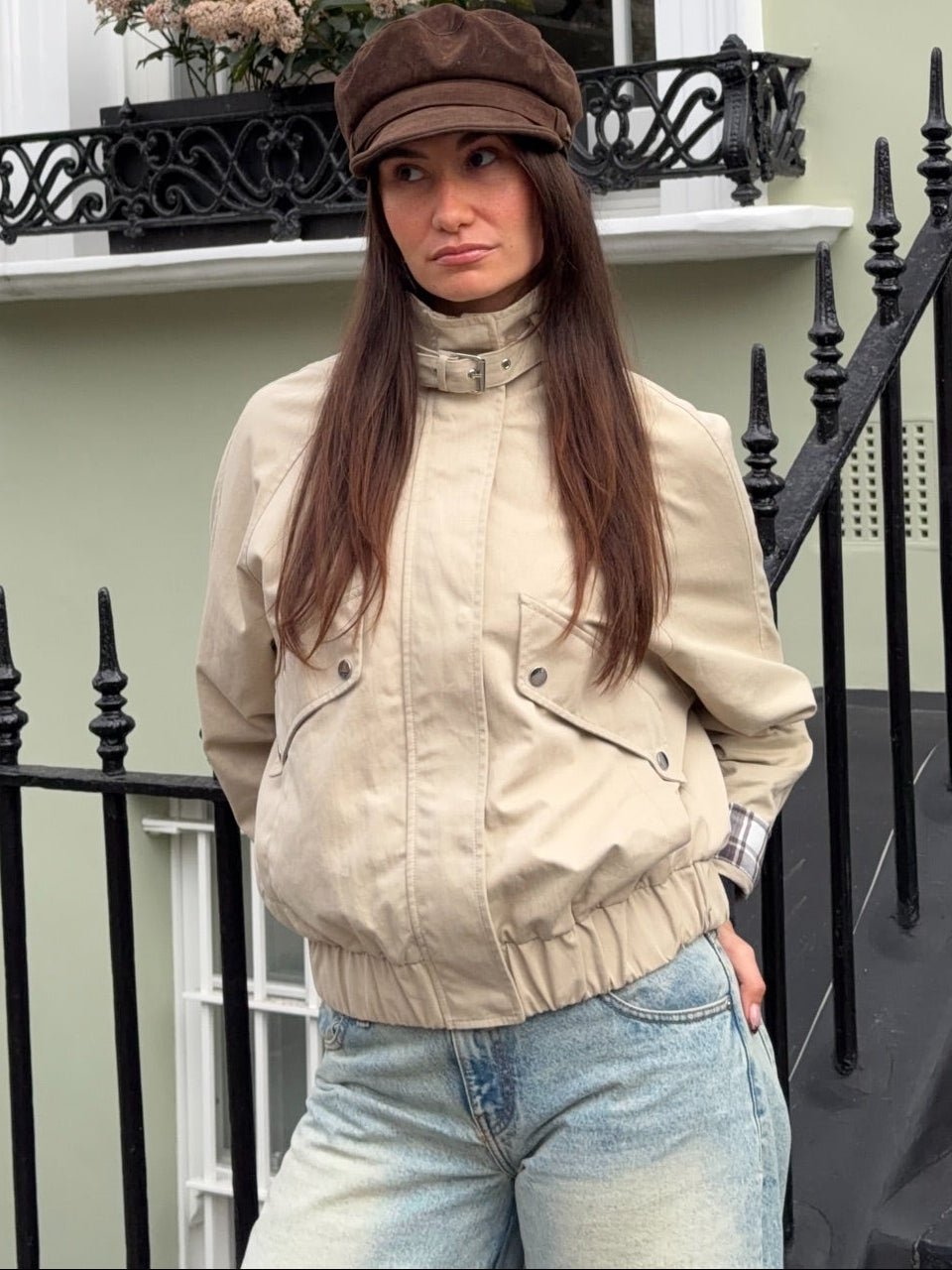 SOERA Runa Casual Stand Collar Jacket - Jacket - SOERA-704963-KHA-M-78755 Khaki M