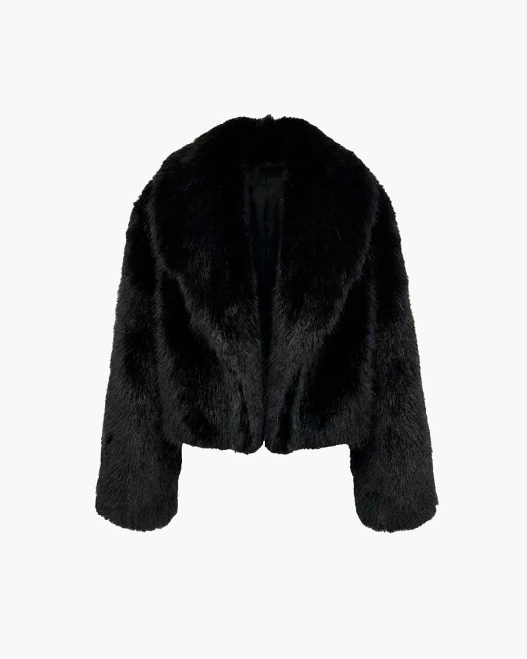 SOERA Andrea Faux Fur Coat - Jackets - 3256809848645660-;Nv1766488746545290713 Black XL