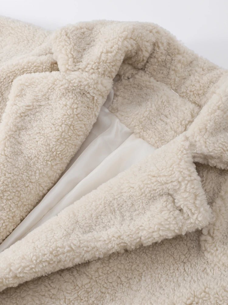 SOERA Avianna Plush Winter Coat - Jackets - UX1765731916180564707 XL Beige