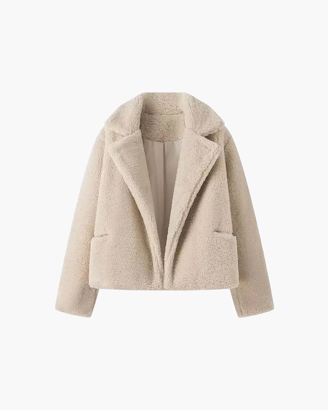 SOERA Avianna Plush Winter Coat - Jackets - UX1765731916180564707 XL Beige