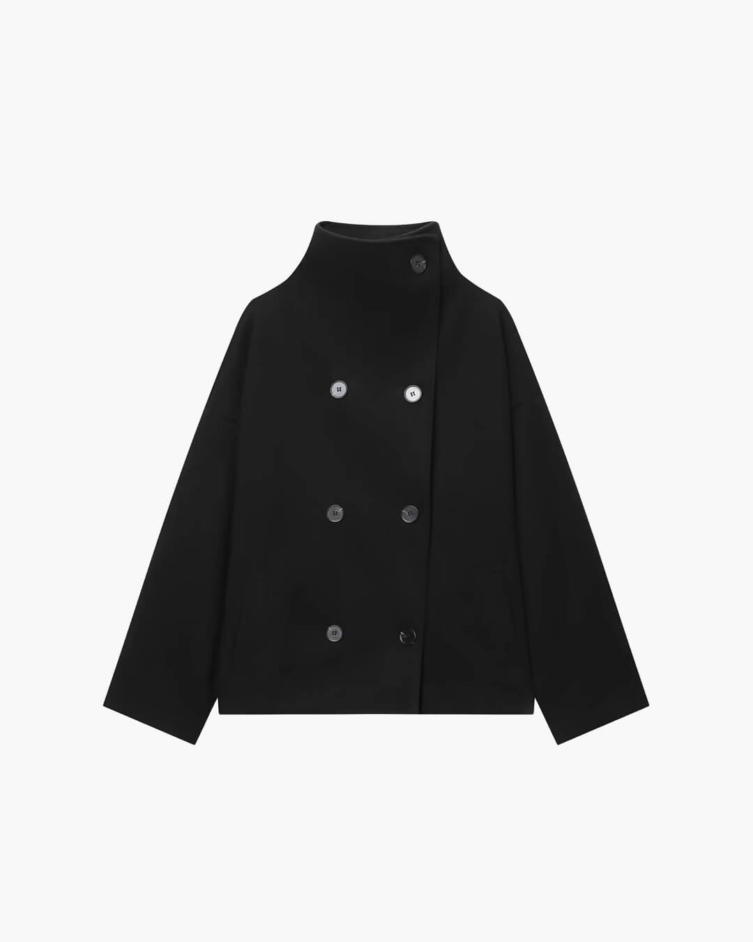SOERA Clarissa Jacket with Stand Collar - Jackets -  Black XS