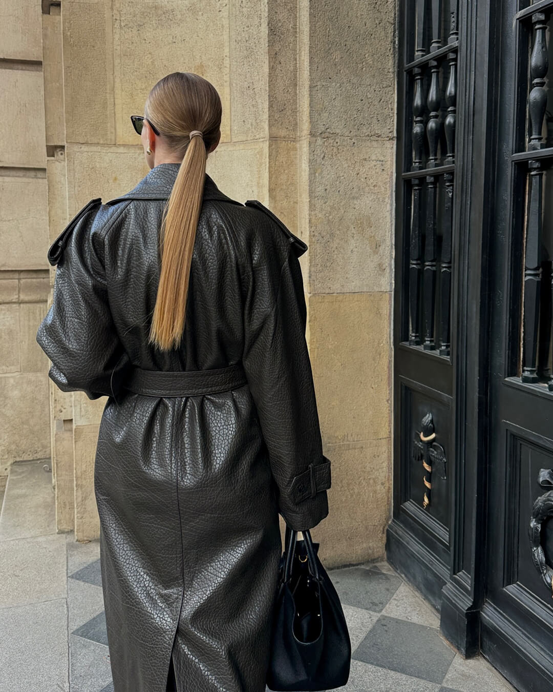 SOERA Danica Long Leather Jacket - Jackets - 1005010020772451-;xN1762454653621185013 Khaki L