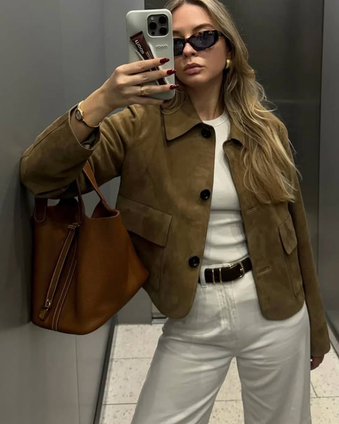 SOERA Elara Suede Jacket - jackets - 3256809599278105-;aN1757549903450561231 Brown XS