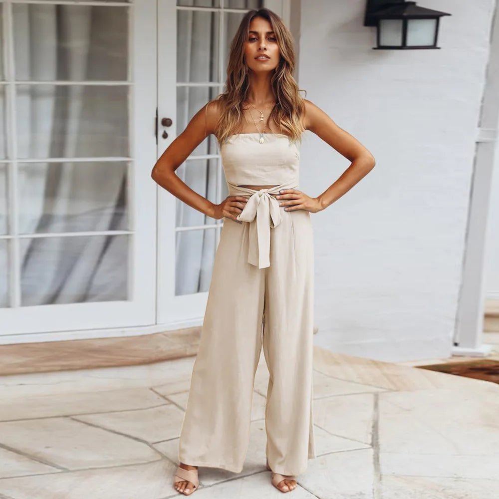 SOERA Regina Strapless Straight Jumpsuits - Jumpsuits & Rompers -  Blue XS
