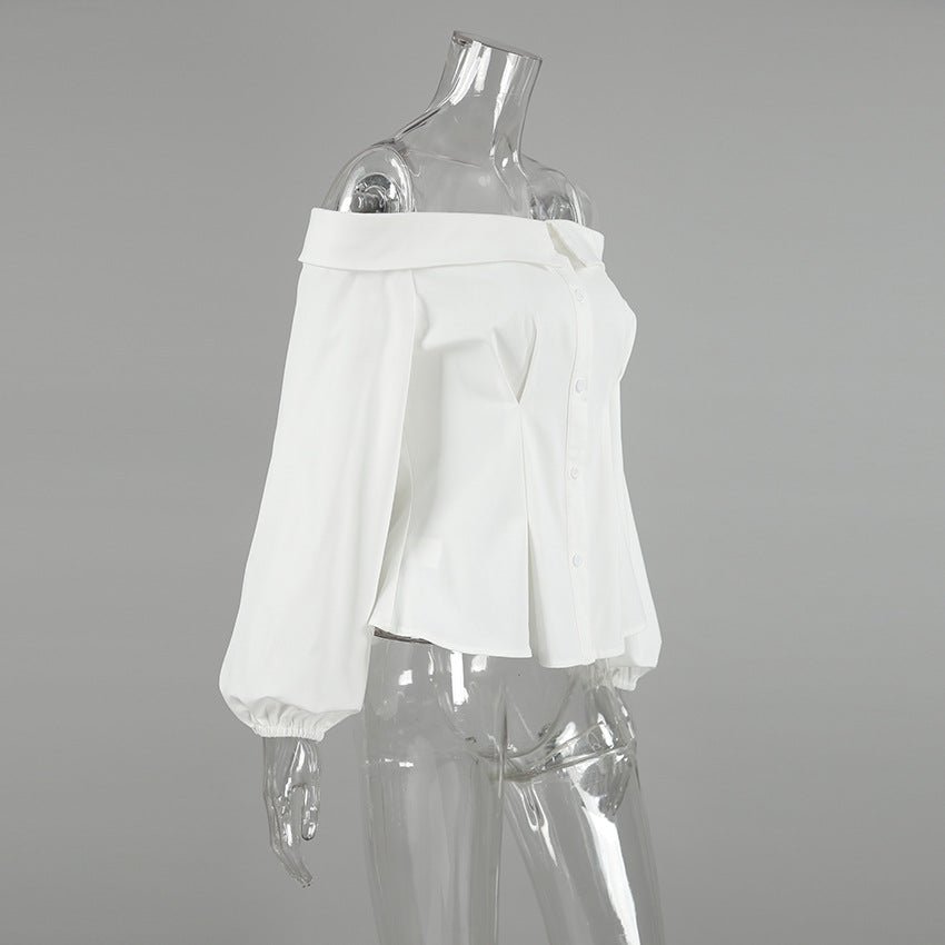 SOERA Catherine Off Shoulder Top - Tops - kJ1770344797580547567 M