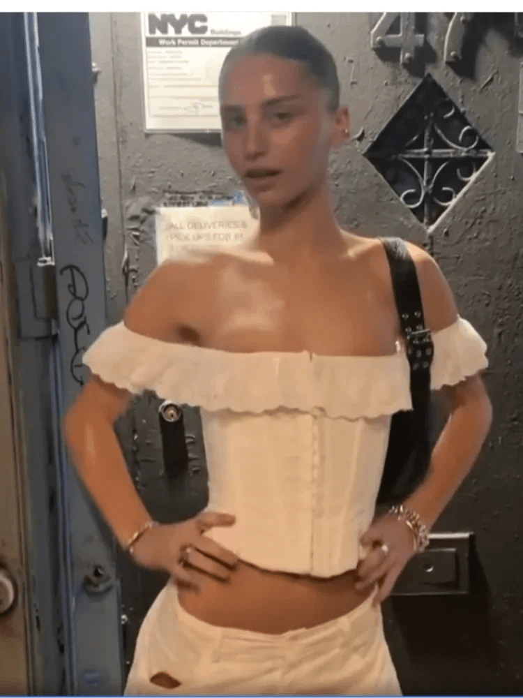 SOERA Jamie Ruffled Corset Top - Tops - 1005009232494599-;od1771345062102086521 L