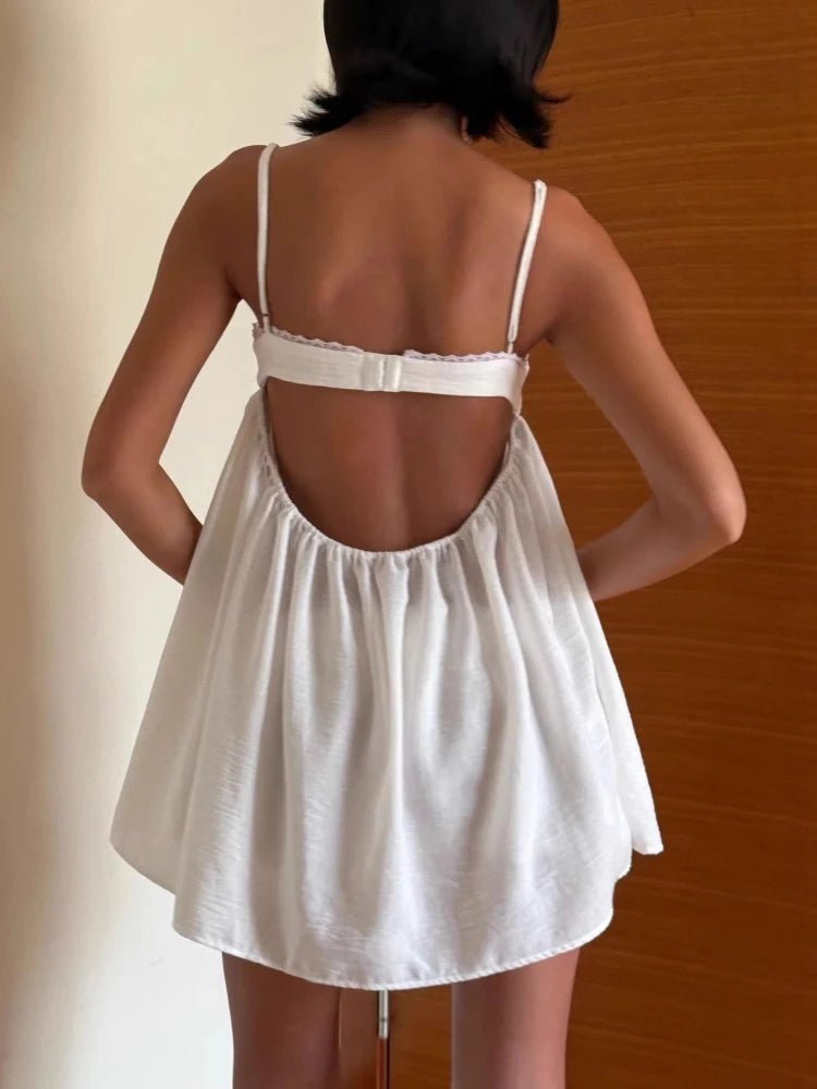 SOERA Sophia Lace Trim Babydoll Short Set - Matching Sets -  S